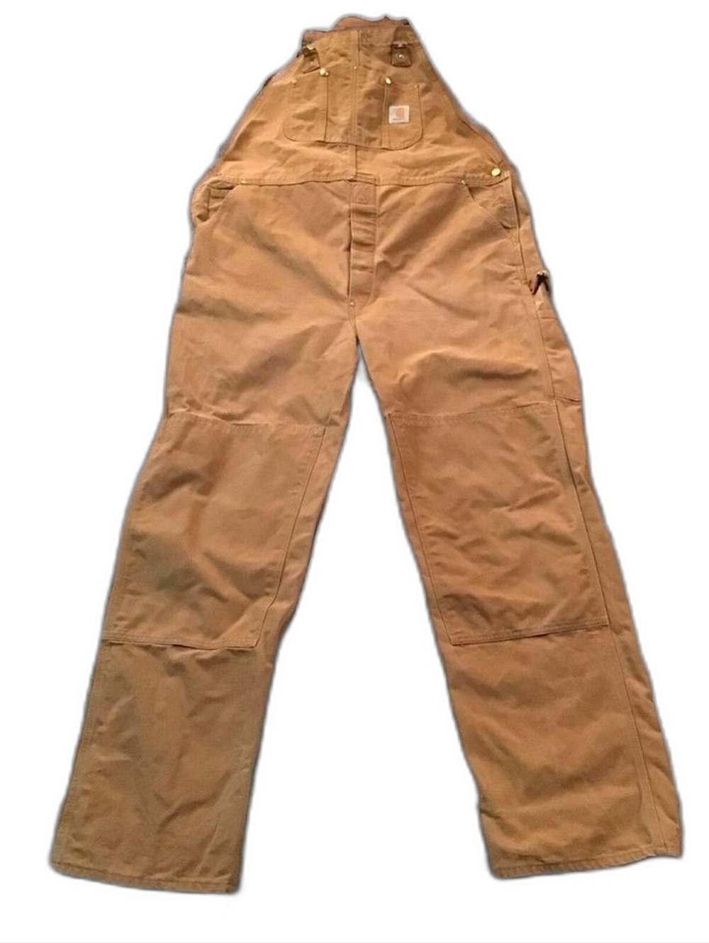 Carhartt Canvas Carpenter Double Knee Overalls (Please Read Details) Size XL/2XL - Picture 4 of 8